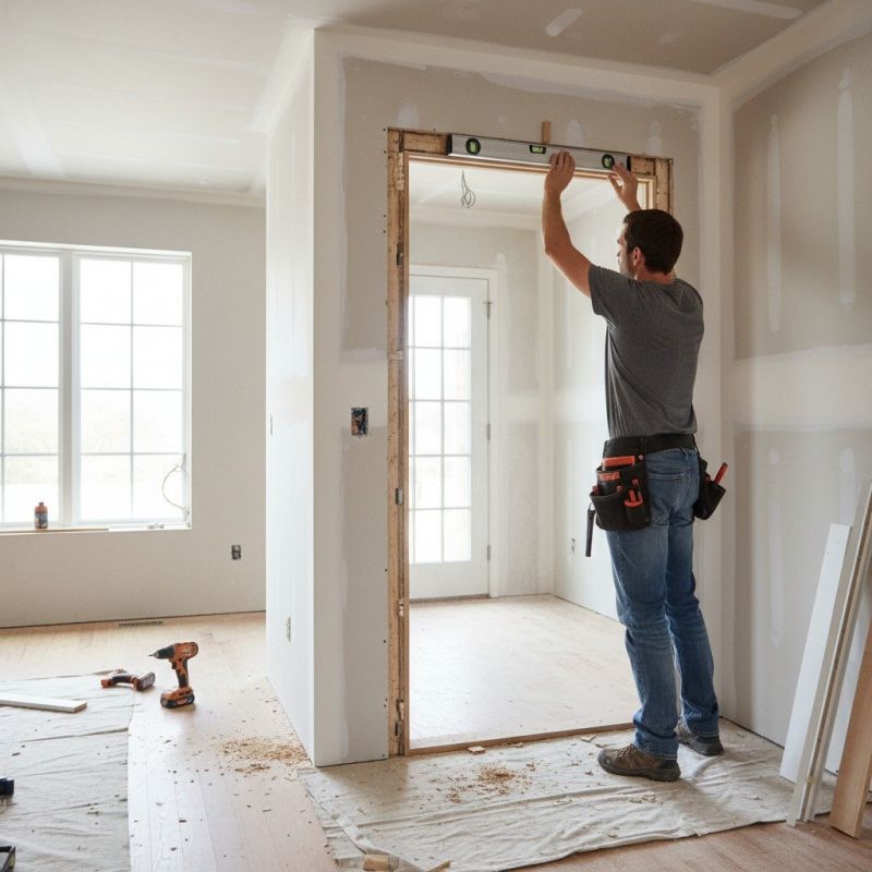 Interior Door Painting detail