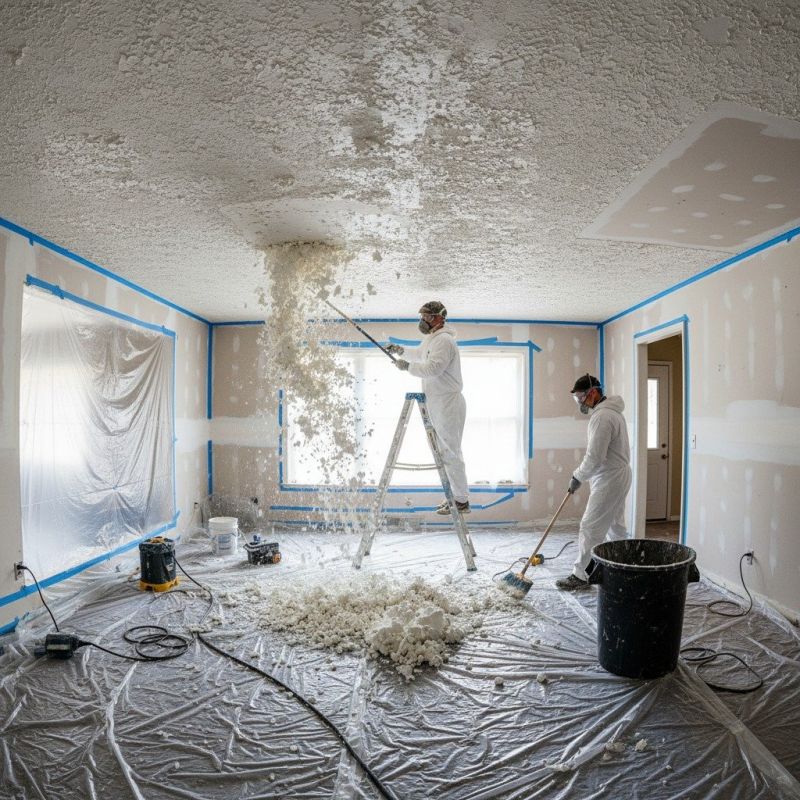Popcorn Ceiling Repair detail